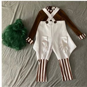 EUC Toddler Oompa Loompa Costume